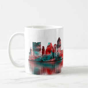 Austin Texas Skyline Kaffeetasse