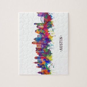 Austin Texas Skyline Puzzle
