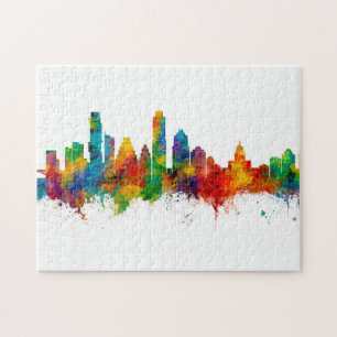 Austin Texas Skyline Puzzle
