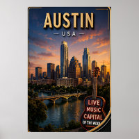 Austin Texas Skyline Reise