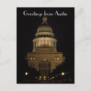 austin texas Staat Hauptstadt Gebäude Postkarte