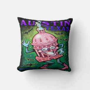 Austin Texas Throw Pillow Kissen