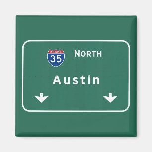 Austin Texas tx Autobahn-Autobahn-Straße: Magnet
