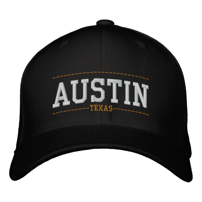 Austin Texas USA bestickte Hats Bestickte Kappe (Vorderseite)