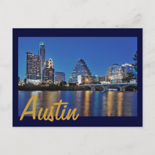 Austin, Texas, USA Postkarte