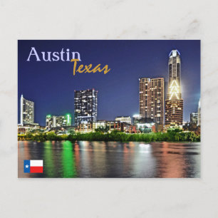 Austin, Texas, USA Postkarte