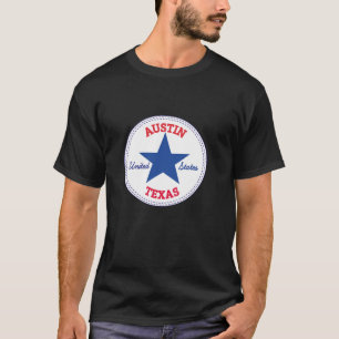Austin Texas USA Skater USA T-Shirt