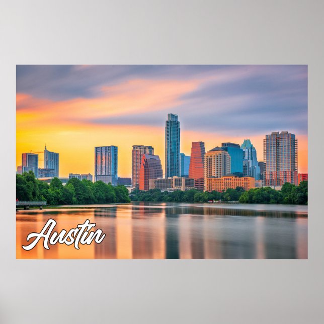 Austin, Texas, Vereinigte Staaten Poster (Vorne)