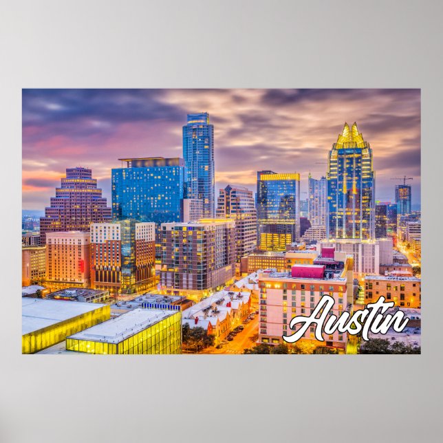 Austin, Texas, Vereinigte Staaten Poster (Vorne)