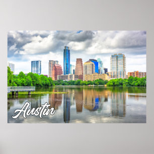 Austin, Texas, Vereinigte Staaten Poster