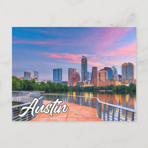 Austin, Texas, Vereinigte Staaten Postkarte