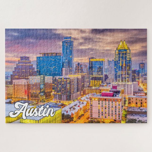 Austin, Texas, Vereinigte Staaten Puzzle (Horizontal)