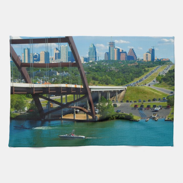 Austin, Texas von 360 Bridge Handtuch (Horizontal)