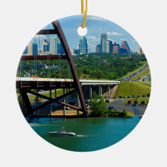 Austin, Texas von 360 Bridge Keramikornament (Vorne)