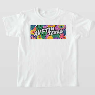 Austin Texas Weird Floral Grafik T-Shirt