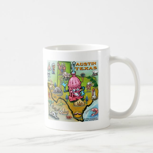 Austin TX Kaffeetasse (Rechts)