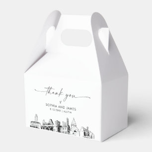Austin Wedding Personalisiert Favor Box Geschenkschachtel