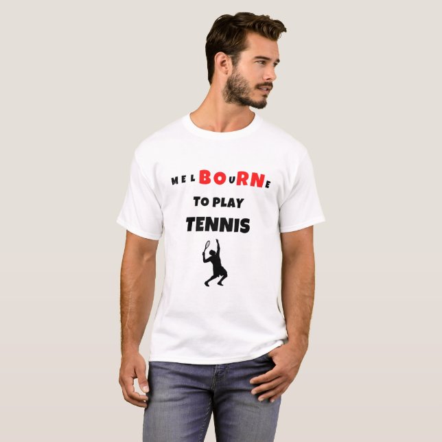 Austrailan Open tennis Fan T - Shirt (Vorne ganz)