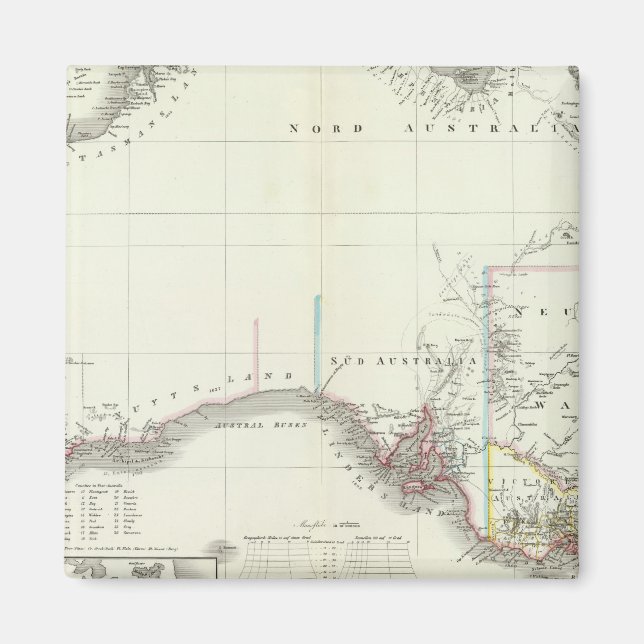 Austral-Kontinent Magnet (Vorne)