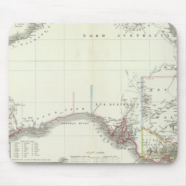 Austral-Kontinent Mousepad (Vorne)