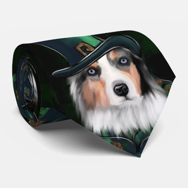 AUSTRALAN SHEPHERD KRAWATTE (Gerollt)