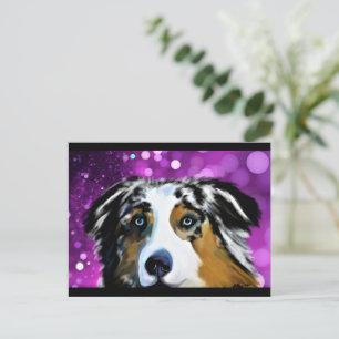 AUSTRALAN SHEPHERD POSTKARTE