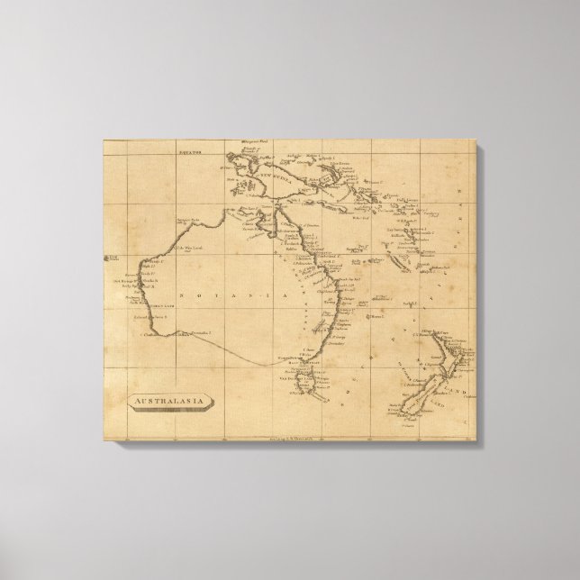 Australasien Leinwanddruck (Vorderseite)