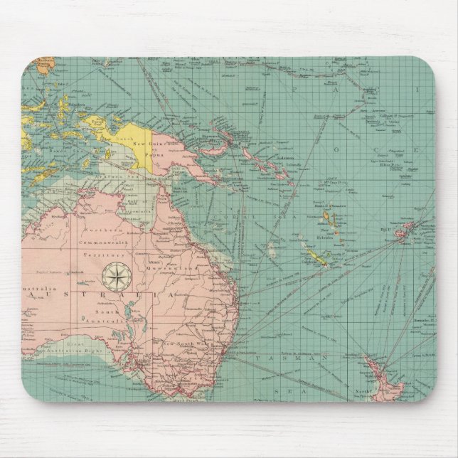 Australasische, polynesische Häfen Mousepad (Vorne)