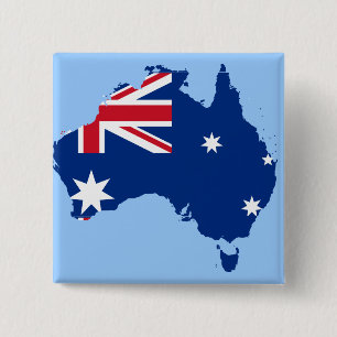 Australflaggenkarte Button