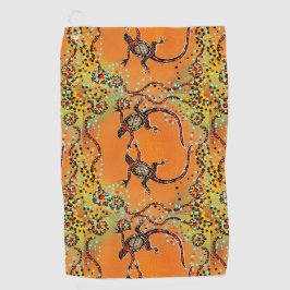 AUSTRALIA ART GOLFHANDTUCH