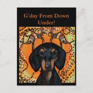 AUSTRALIA ART POSTKARTE