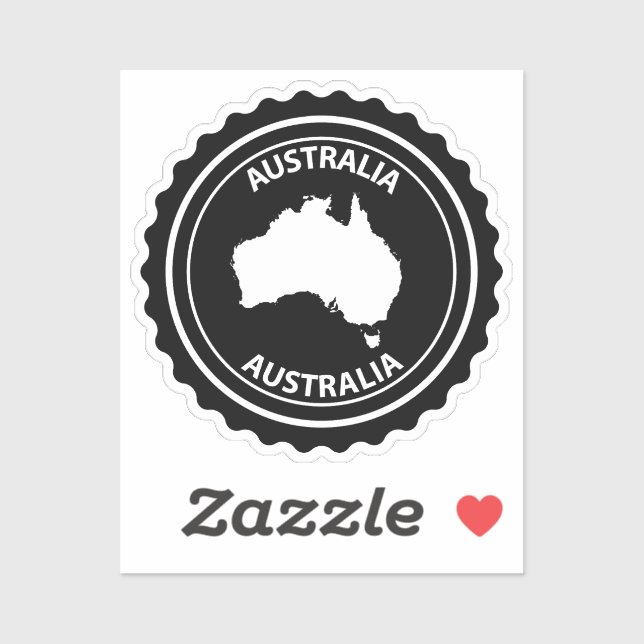 Australia Aufkleber (Blatt)
