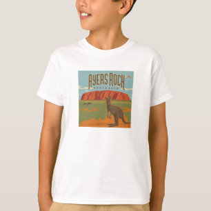 Australia   Ayers Rock Kangaroos T-Shirt