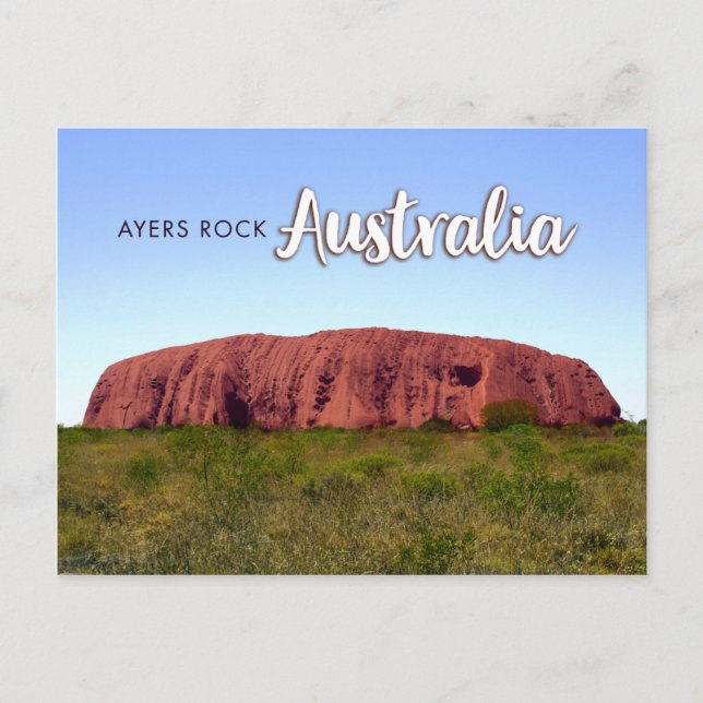 Australia Ayrock Postkarte (Vorderseite)