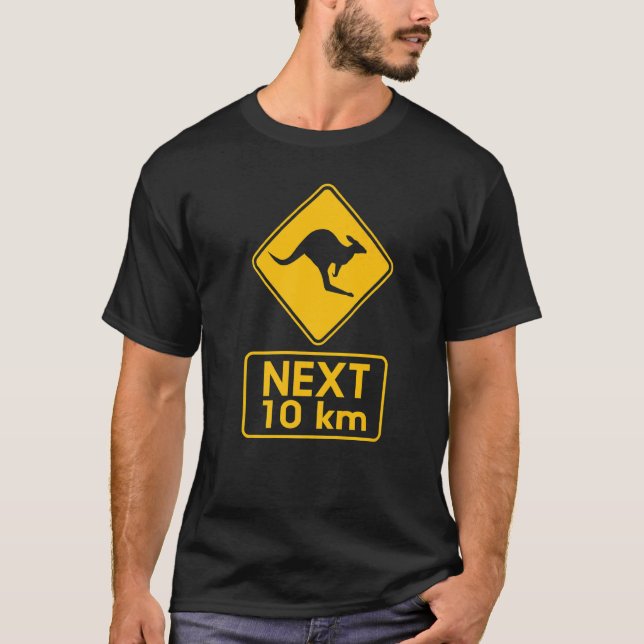 Australia Backpacker Vacation Trip To Kangaroo Nex T-Shirt (Vorderseite)