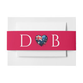 Australia Couple Wedding Einladungsbanderole