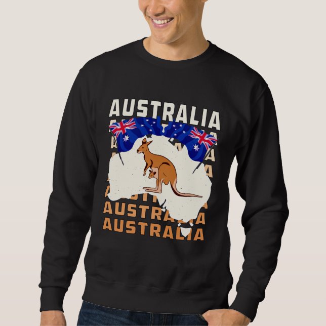 AUSTRALIA Down Under Australia Sweatshirt (Vorderseite)