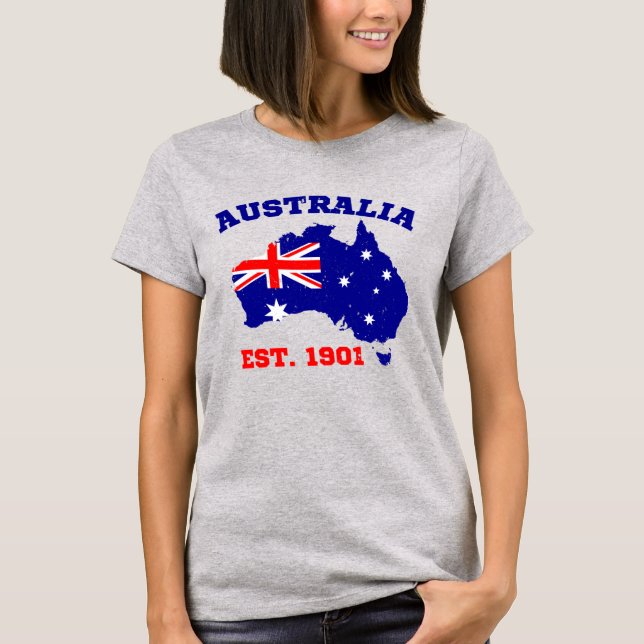 Australia Established 1901 T-Shirt (Vorderseite)