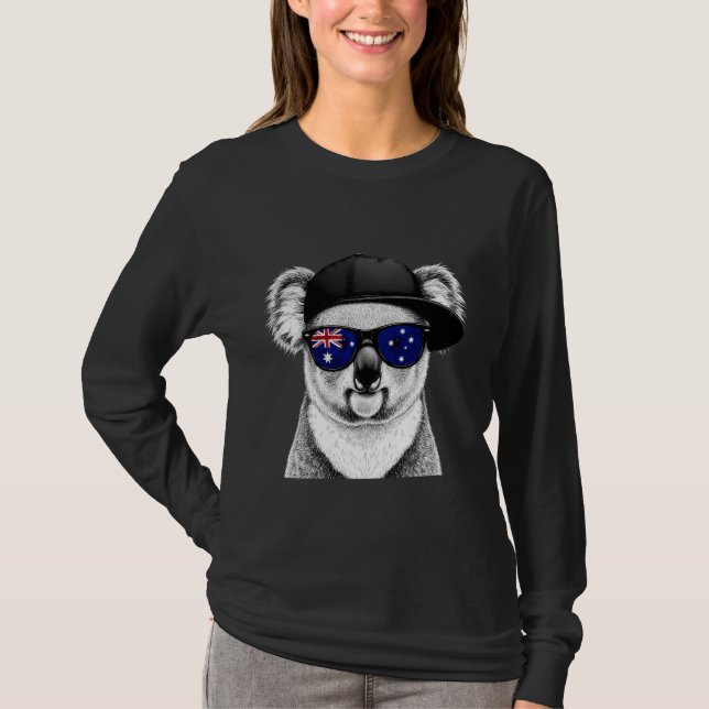 Australia Flag Australian Koala 2 T-Shirt (Vorderseite)