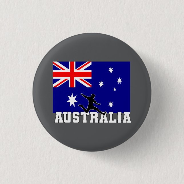 Australia Football Soccer Australia National Team Button (Vorderseite)
