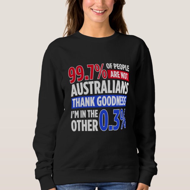 Australia For Proud Australian Aussie Australia Ro Sweatshirt (Vorderseite)