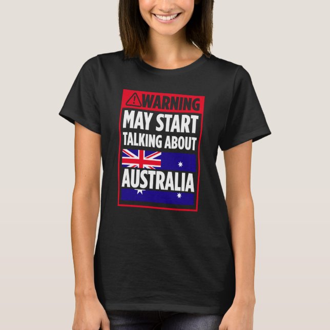 Australia For Proud Australian Aussie Australia Ro T-Shirt (Vorderseite)