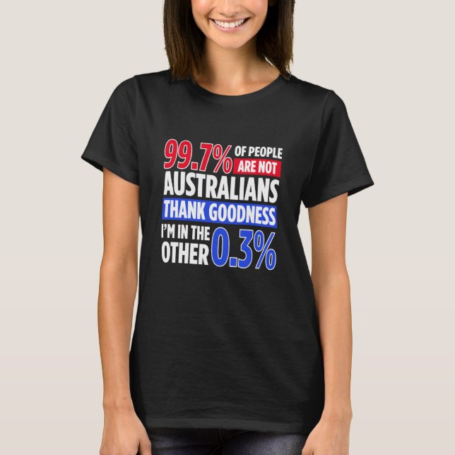 Australia For Proud Australian Aussie Australia Ro T-Shirt (Vorderseite)
