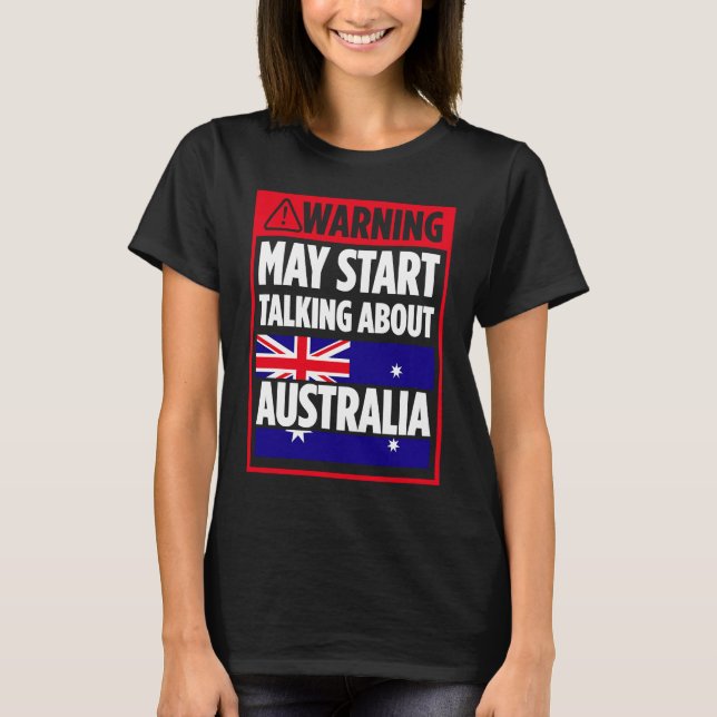 Australia For Proud Australian Aussie Australia Ro T-Shirt (Vorderseite)