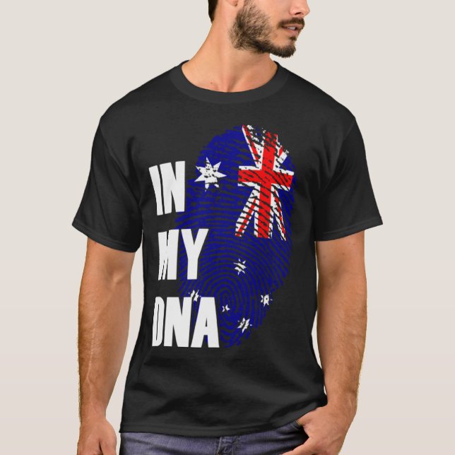 Australia In My DNA Men Women Kids T-Shirt (Vorderseite)