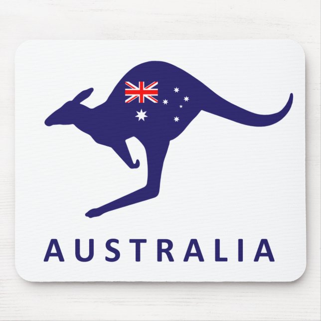 AUSTRALIA KANGAROO FLAG MAUS MAG MOUSEPAD (Vorne)