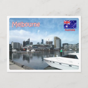 Australia - Melbourne - Harbour - Postkarte