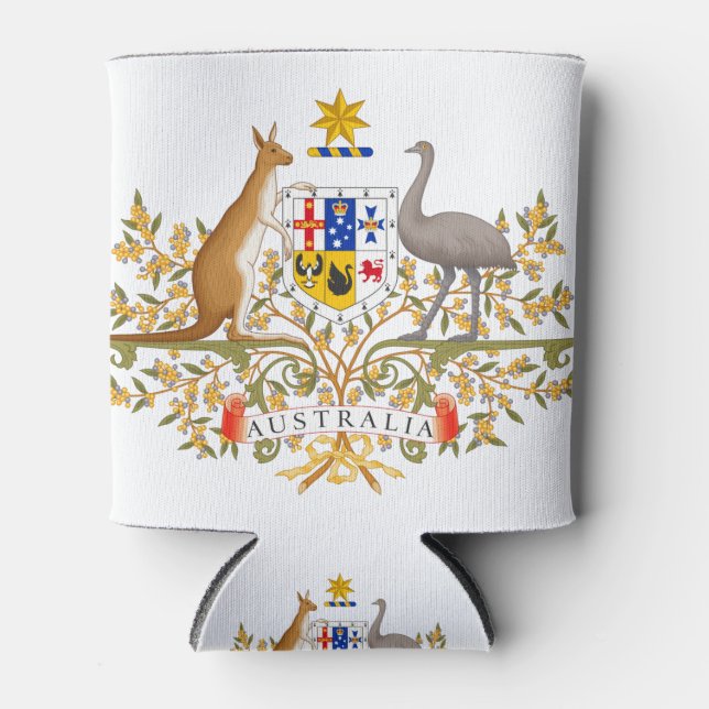 Australia-Wappen Dosenkühler (Vorderseite)