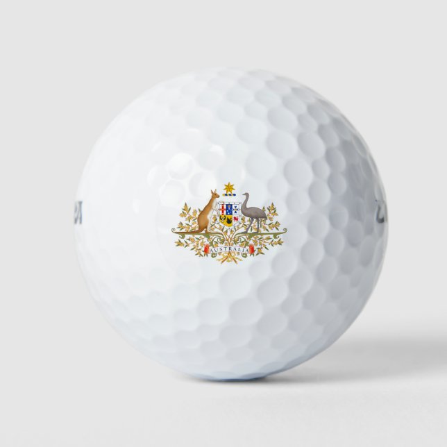 Australia-Wappen Golfball (Vorderseite)