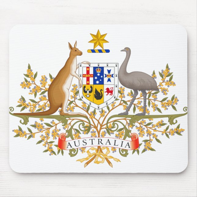 Australia-Wappen Mousepad (Vorne)